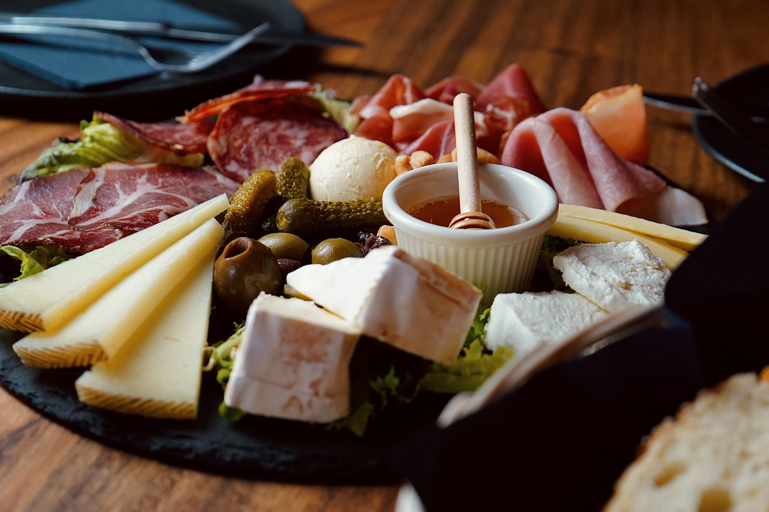 Charcuterie board at The Authentique