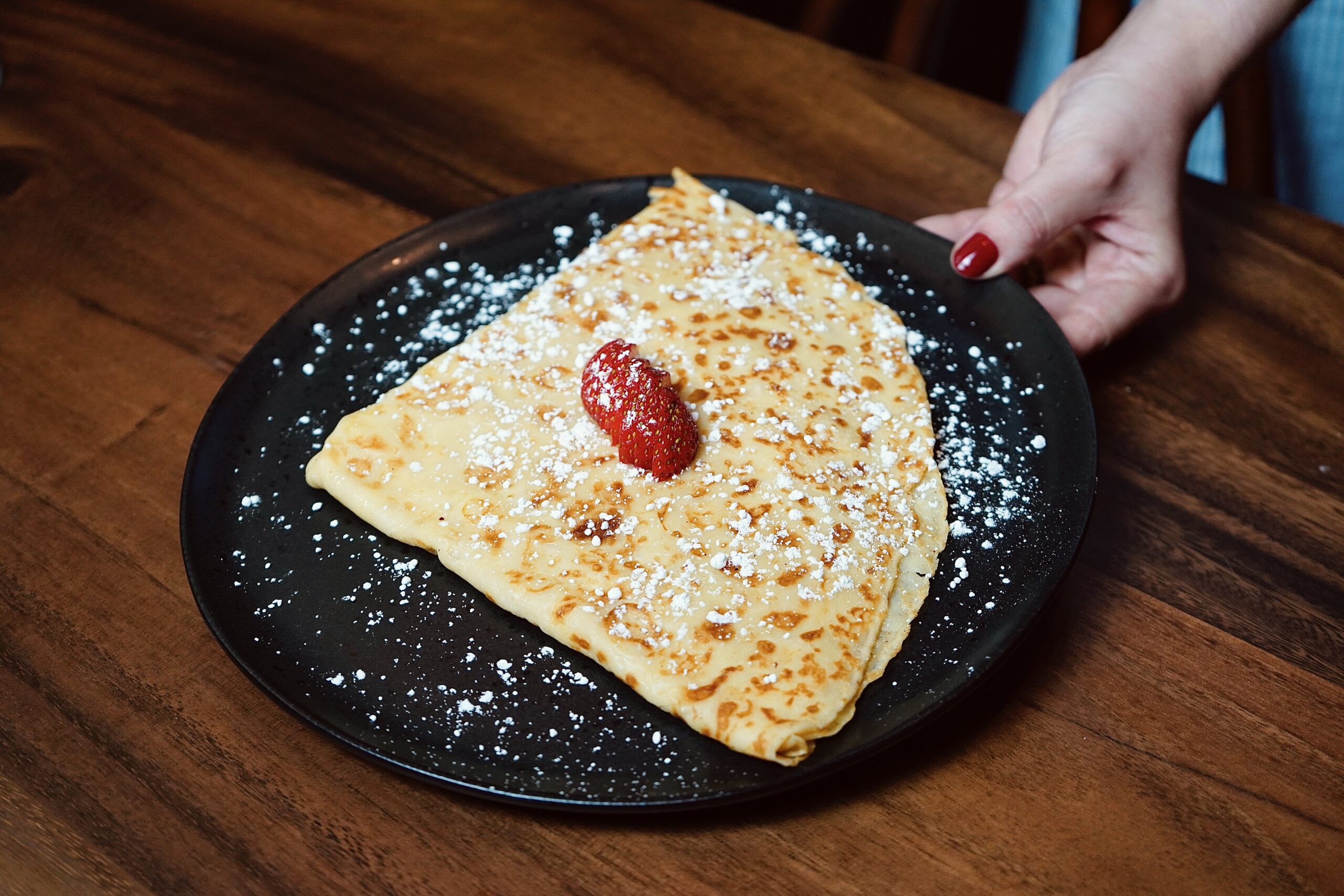 French crepes at The Authentique