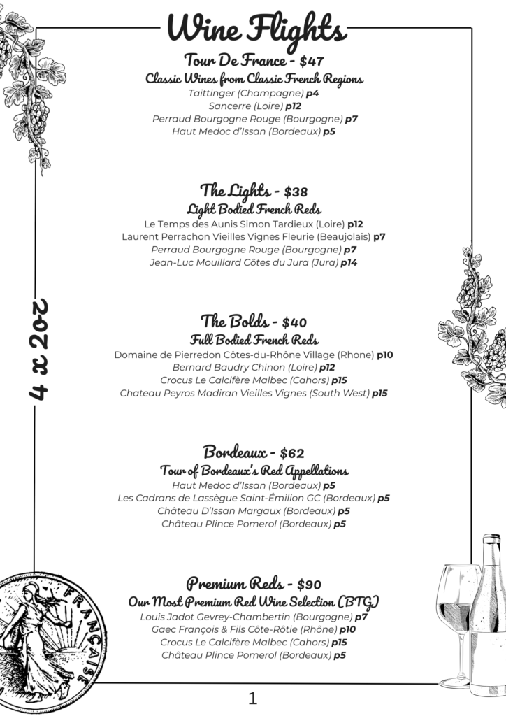 Wine flights I