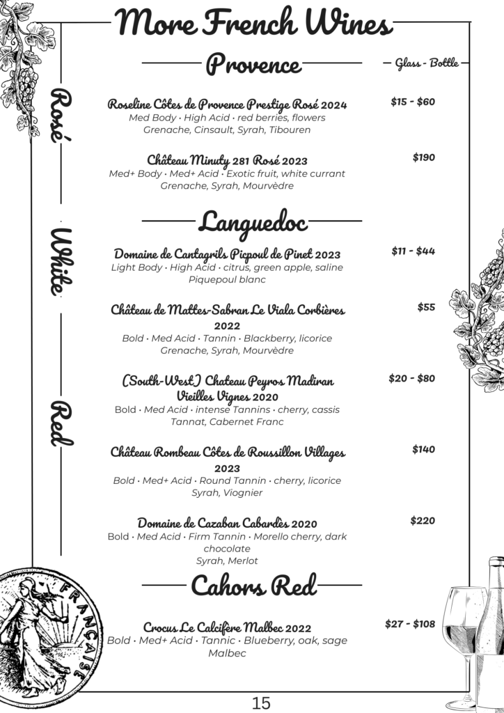More French wines